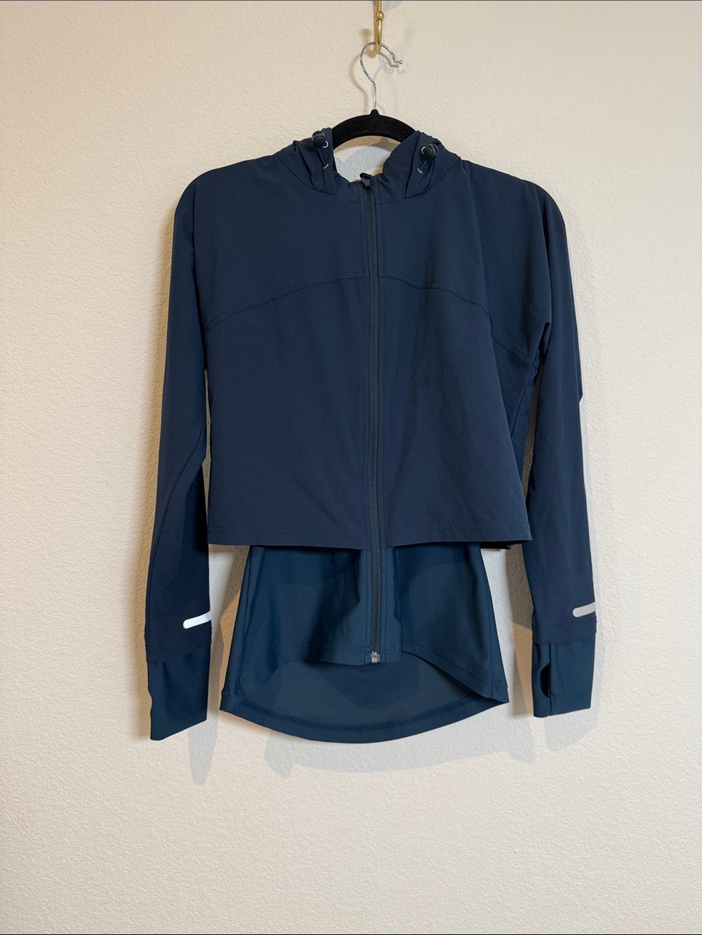 Sweaty Betty Fast Track Running Jacket In Teal Blue